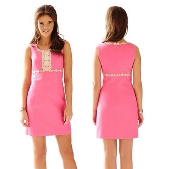 Lilly Pulitzer Pink Rosie Shift Dress - Size 6 - Picture 2 of 5
